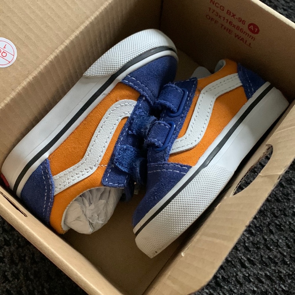 Old Skool V (POP) Blue & Gold